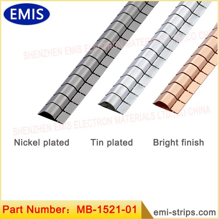 Tiras de dedos de cobre berilio niquelado